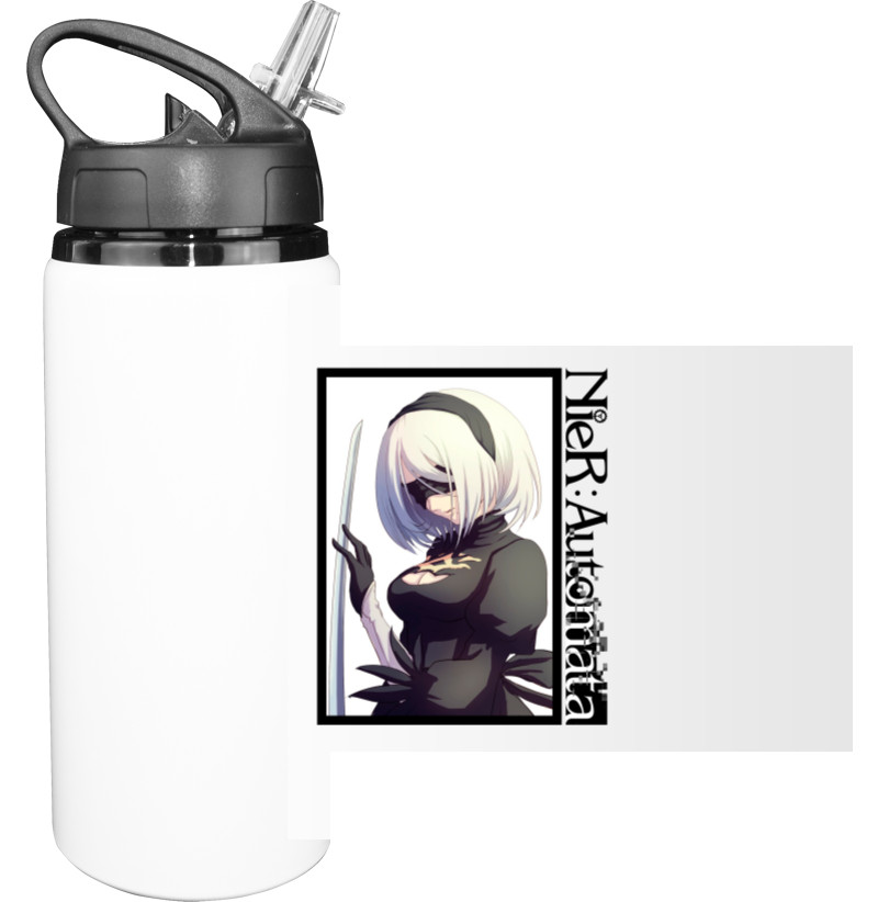 Sport Water Bottle - NIER: AUTOMATA (11) - Mfest