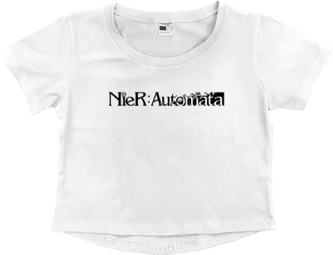 Women's Cropped Premium T-Shirt - NIER: AUTOMATA (10) - Mfest