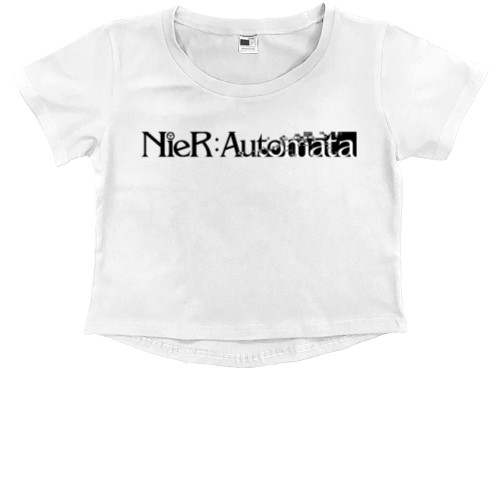 Kids' Premium Cropped T-Shirt - NIER: AUTOMATA (10) - Mfest