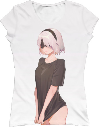 Women's T-Shirt 3D - NIER: AUTOMATA (7) - Mfest