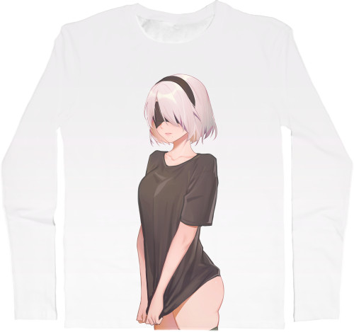 Men's Longsleeve Shirt 3D - NIER: AUTOMATA (7) - Mfest