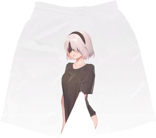 Men's Shorts 3D - NIER: AUTOMATA (7) - Mfest