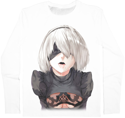 Men's Longsleeve Shirt 3D - NIER: AUTOMATA (9) - Mfest