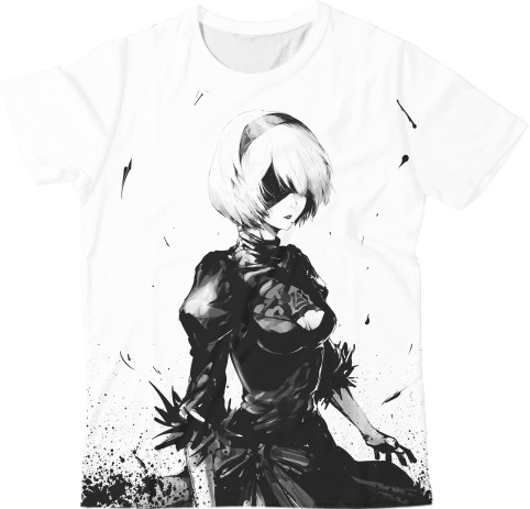 Kids' T-Shirt 3D - NIER: AUTOMATA (5) - Mfest