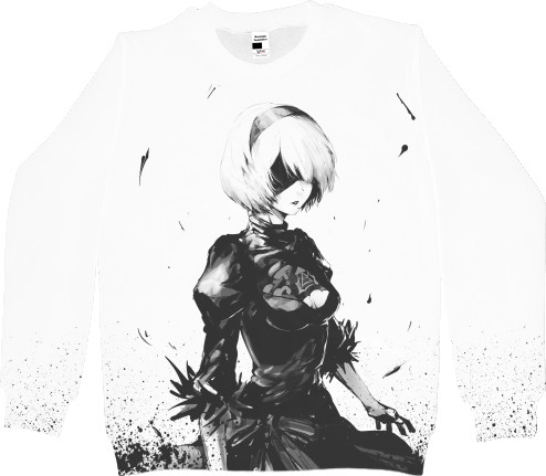 Men's Sweatshirt 3D - NIER: AUTOMATA (5) - Mfest