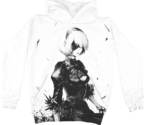 Unisex Hoodie 3D - NIER: AUTOMATA (5) - Mfest