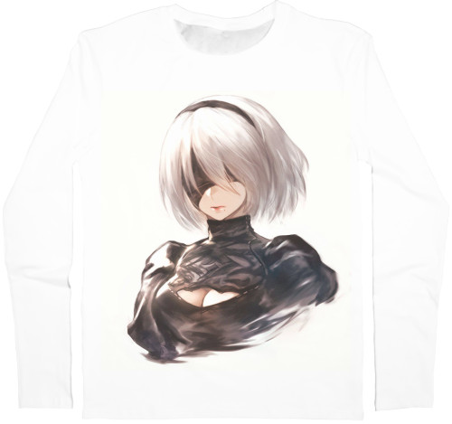 Men's Longsleeve Shirt 3D - NIER: AUTOMATA (6) - Mfest