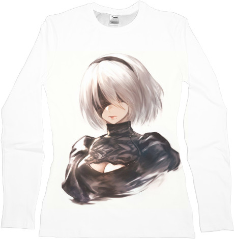 Women's Longsleeve Shirt 3D - NIER: AUTOMATA (6) - Mfest