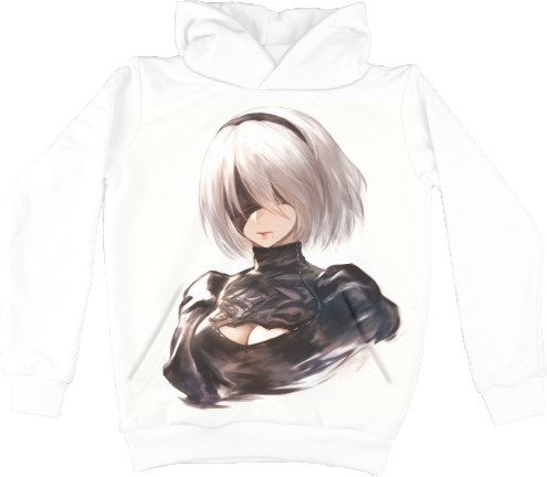 Unisex Hoodie 3D - NIER: AUTOMATA (6) - Mfest