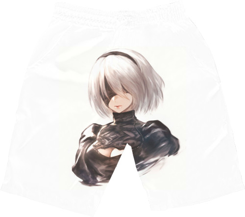 Men's Shorts 3D - NIER: AUTOMATA (6) - Mfest