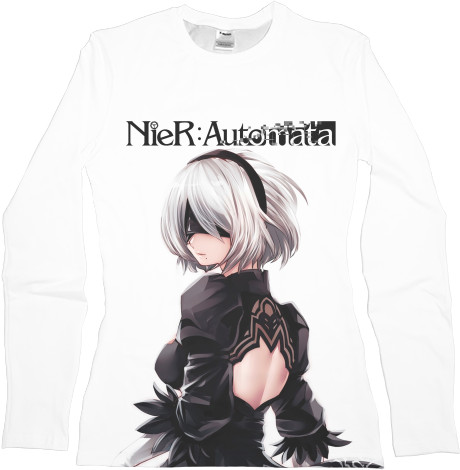 Women's Longsleeve Shirt 3D - NIER: AUTOMATA (4) - Mfest