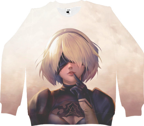 Men's Sweatshirt 3D - NIER: AUTOMATA (3) - Mfest