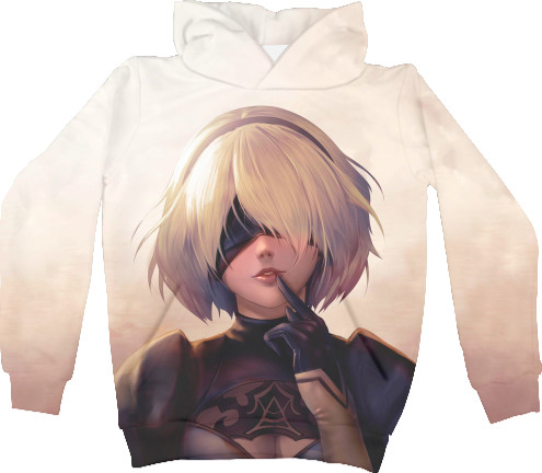 Unisex Hoodie 3D - NIER: AUTOMATA (3) - Mfest