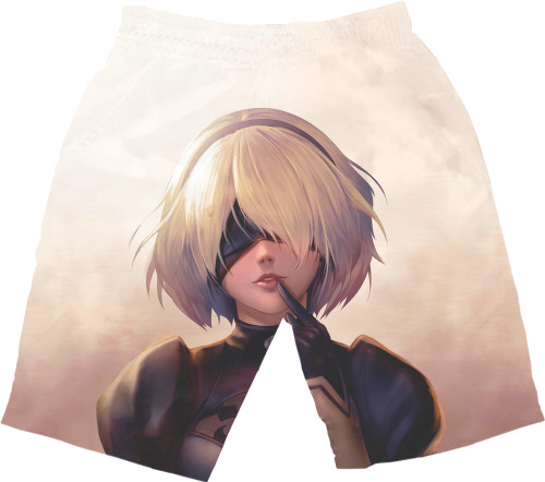 Men's Shorts 3D - NIER: AUTOMATA (3) - Mfest