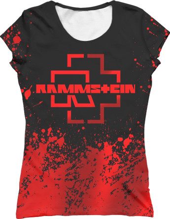 Women's T-Shirt 3D - Rammstain (14) - Mfest