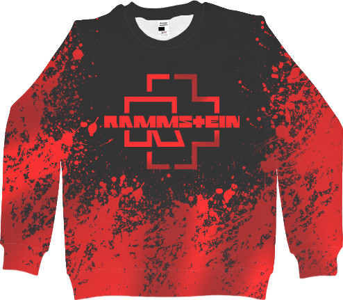 Men's Sweatshirt 3D - Rammstain (14) - Mfest