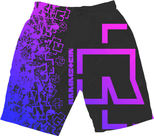 Men's Shorts 3D - Rammstain (13) - Mfest