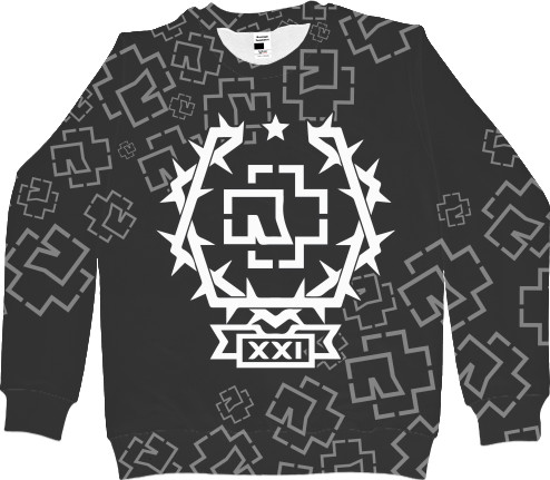 Men's Sweatshirt 3D - Rammstain (11) - Mfest