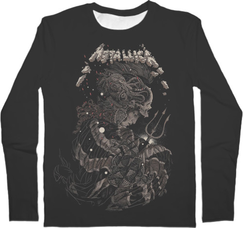 Men's Longsleeve Shirt 3D - METALLICA (12) - Mfest