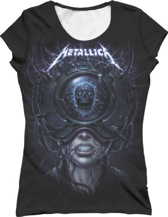 Women's T-Shirt 3D - METALLICA (9) - Mfest