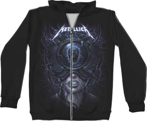 Unisex Zip-through Hoodie 3D - METALLICA (9) - Mfest