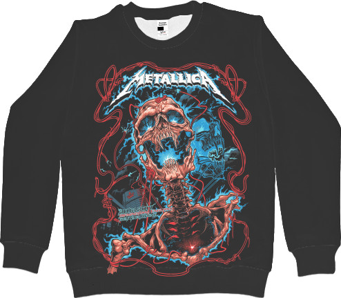 Men's Sweatshirt 3D - METALLICA (8) - Mfest