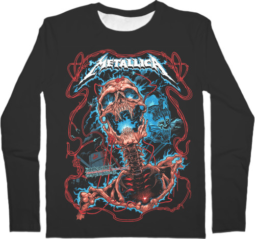 Men's Longsleeve Shirt 3D - METALLICA (8) - Mfest