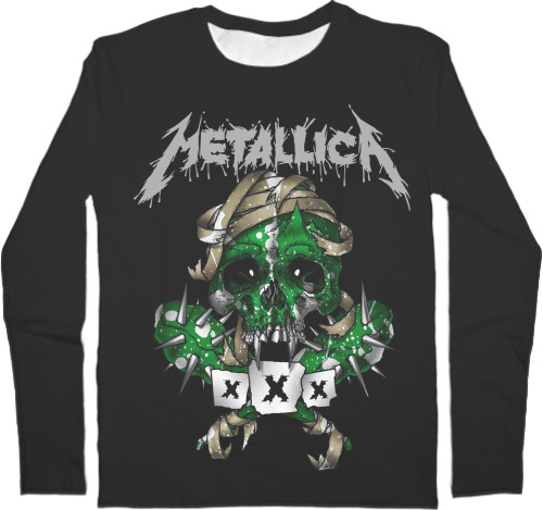 Men's Longsleeve Shirt 3D - METALLICA (6) - Mfest