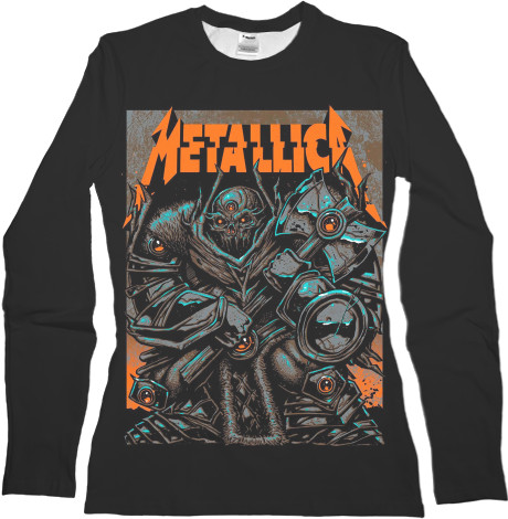 Women's Longsleeve Shirt 3D - METALLICA (2) - Mfest