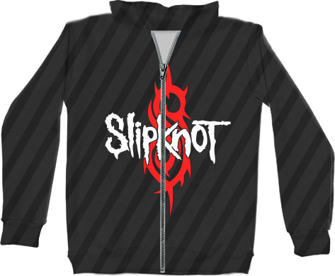 Kids' Zip-through Hoodie 3D - Slipknot (10) - Mfest