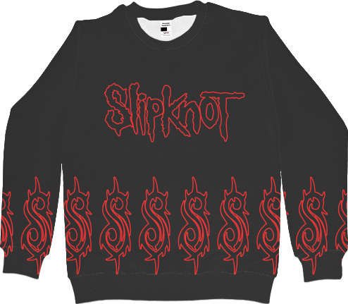 Women's Sweatshirt 3D - Slipknot (11) - Mfest