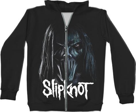 Unisex Zip-through Hoodie 3D - Slipknot (13) - Mfest