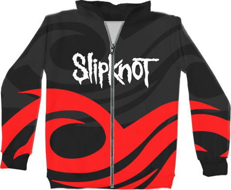 Kids' Zip-through Hoodie 3D - Slipknot (9) - Mfest