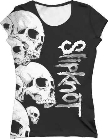 Women's T-Shirt 3D - Slipknot (5) - Mfest