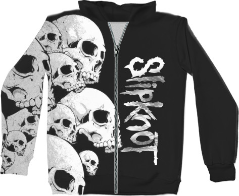 Unisex Zip-through Hoodie 3D - Slipknot (5) - Mfest