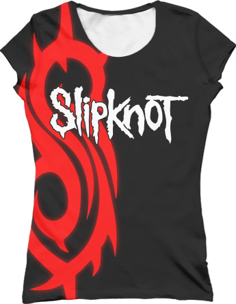 Women's T-Shirt 3D - Slipknot (6) - Mfest