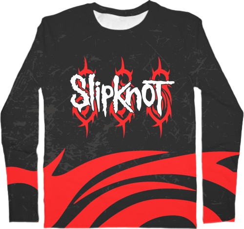 Men's Longsleeve Shirt 3D - Slipknot (4) - Mfest