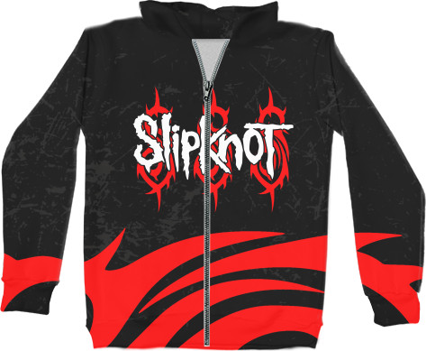 Kids' Zip-through Hoodie 3D - Slipknot (4) - Mfest