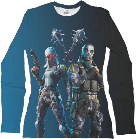 Women's Longsleeve Shirt 3D - FORTNITE (16) - Mfest