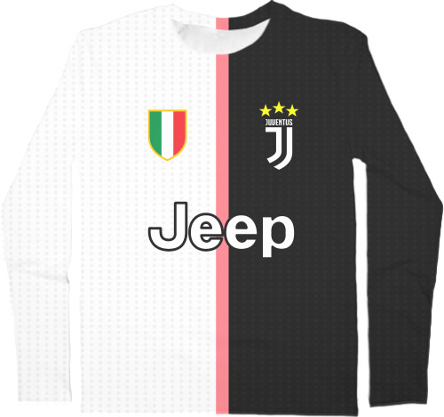 Men's Longsleeve Shirt 3D - Juventus (Буффон -Домашняя) - Mfest