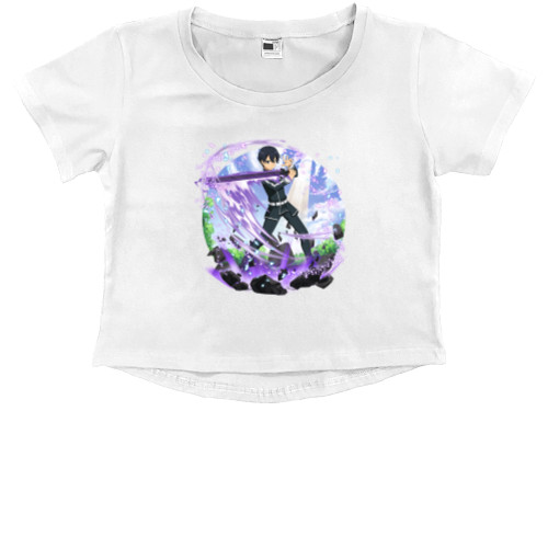 Kids' Premium Cropped T-Shirt - МАСТЕРА МЕЧА ОНЛАЙН 11 - Mfest