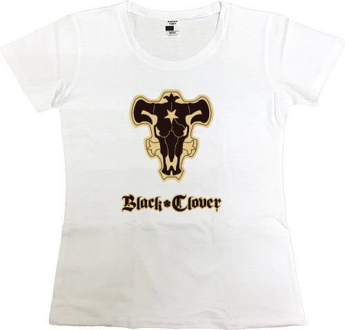 Women's Premium T-Shirt - Black Clover (Черный Клевер) 14 - Mfest