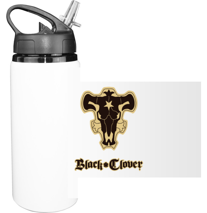 Sport Water Bottle - Black Clover (Черный Клевер) 14 - Mfest