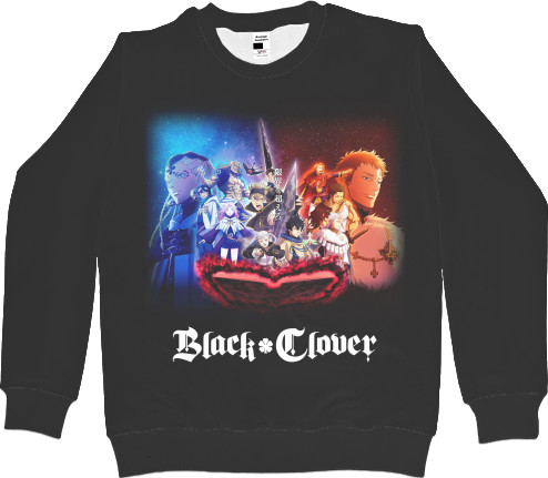 Women's Sweatshirt 3D - Black Clover (Черный Клевер) 9 - Mfest