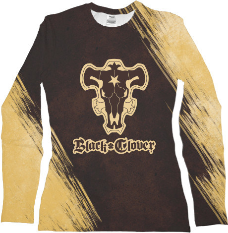 Women's Longsleeve Shirt 3D - Black Clover (Черный Клевер) 8 - Mfest