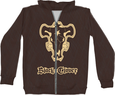 Unisex Zip-through Hoodie 3D - Black Clover (Черный Клевер) 7 - Mfest