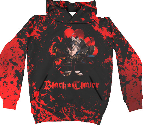 Черный клевер - Unisex Hoodie 3D - Black Clover (Черный Клевер) 5 - Mfest