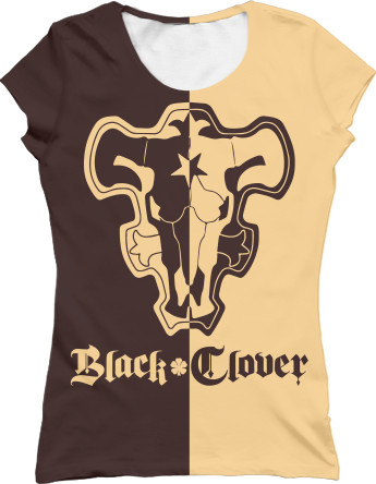 Women's T-Shirt 3D - Black Clover (Черный Клевер) 3 - Mfest