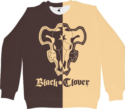 Women's Sweatshirt 3D - Black Clover (Черный Клевер) 3 - Mfest