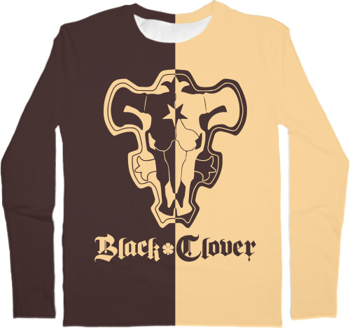 Men's Longsleeve Shirt 3D - Black Clover (Черный Клевер) 3 - Mfest